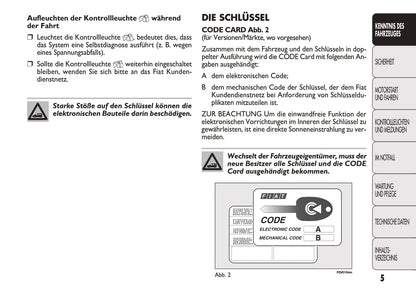 2012-2013 Fiat Doblò Bedienungsanleitung | Deutsch