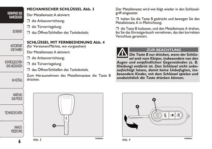 2012-2013 Fiat Doblò Bedienungsanleitung | Deutsch