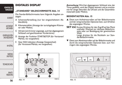 2012-2013 Fiat Doblò Bedienungsanleitung | Deutsch