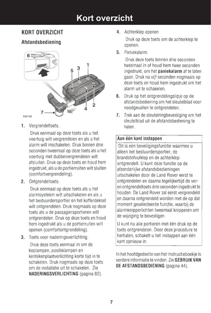 2007-2012 Land Rover Freelander 2 Bedienungsanleitung | Niederländisch