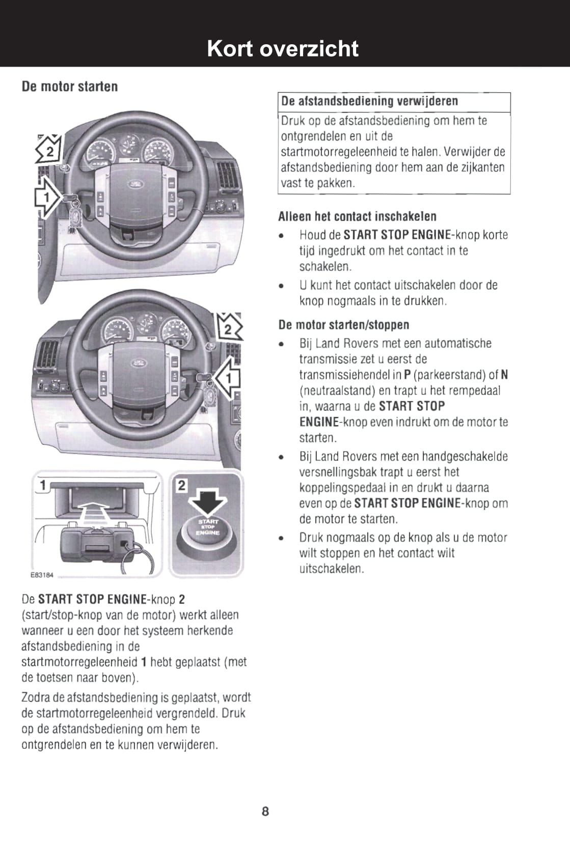 2007-2012 Land Rover Freelander 2 Bedienungsanleitung | Niederländisch