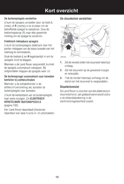 2007-2012 Land Rover Freelander 2 Bedienungsanleitung | Niederländisch