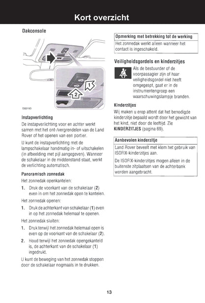 2007-2012 Land Rover Freelander 2 Bedienungsanleitung | Niederländisch