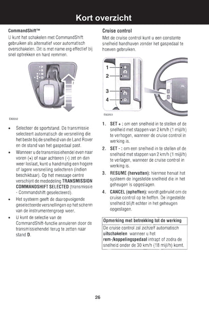 2007-2012 Land Rover Freelander 2 Bedienungsanleitung | Niederländisch