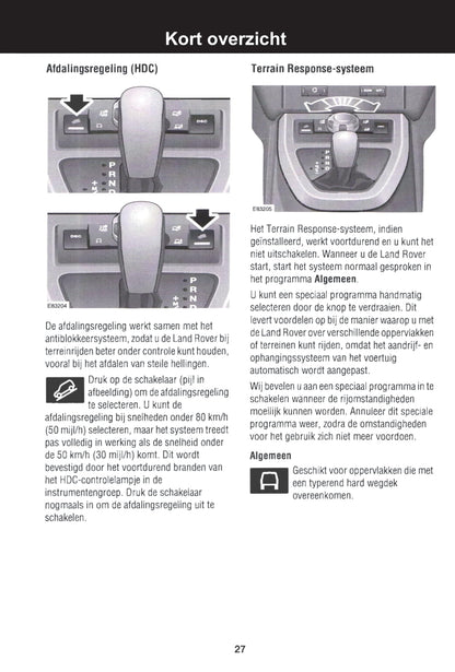 2007-2012 Land Rover Freelander 2 Bedienungsanleitung | Niederländisch