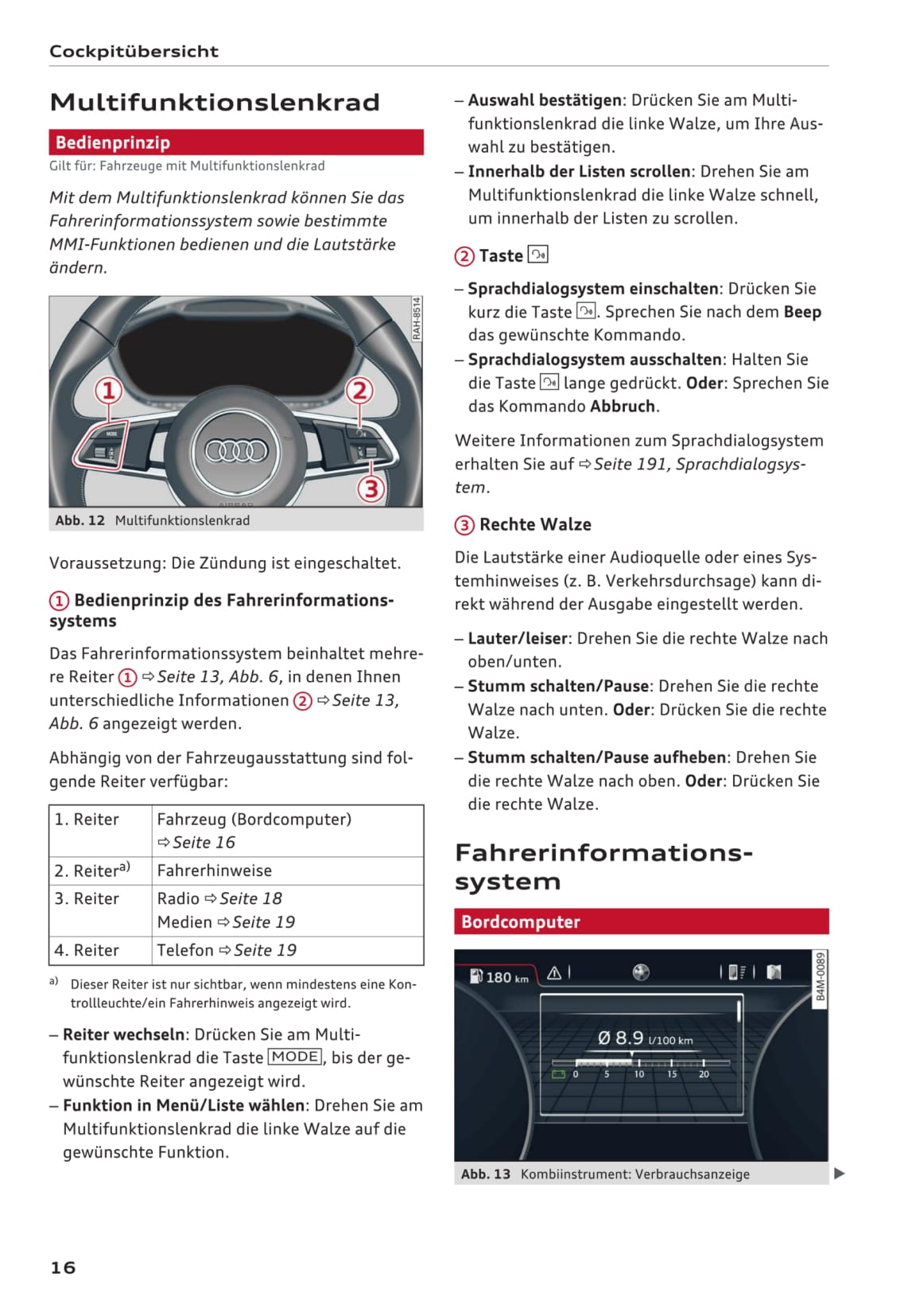 2015-2018 Audi A4 Gebruikershandleiding | Duits