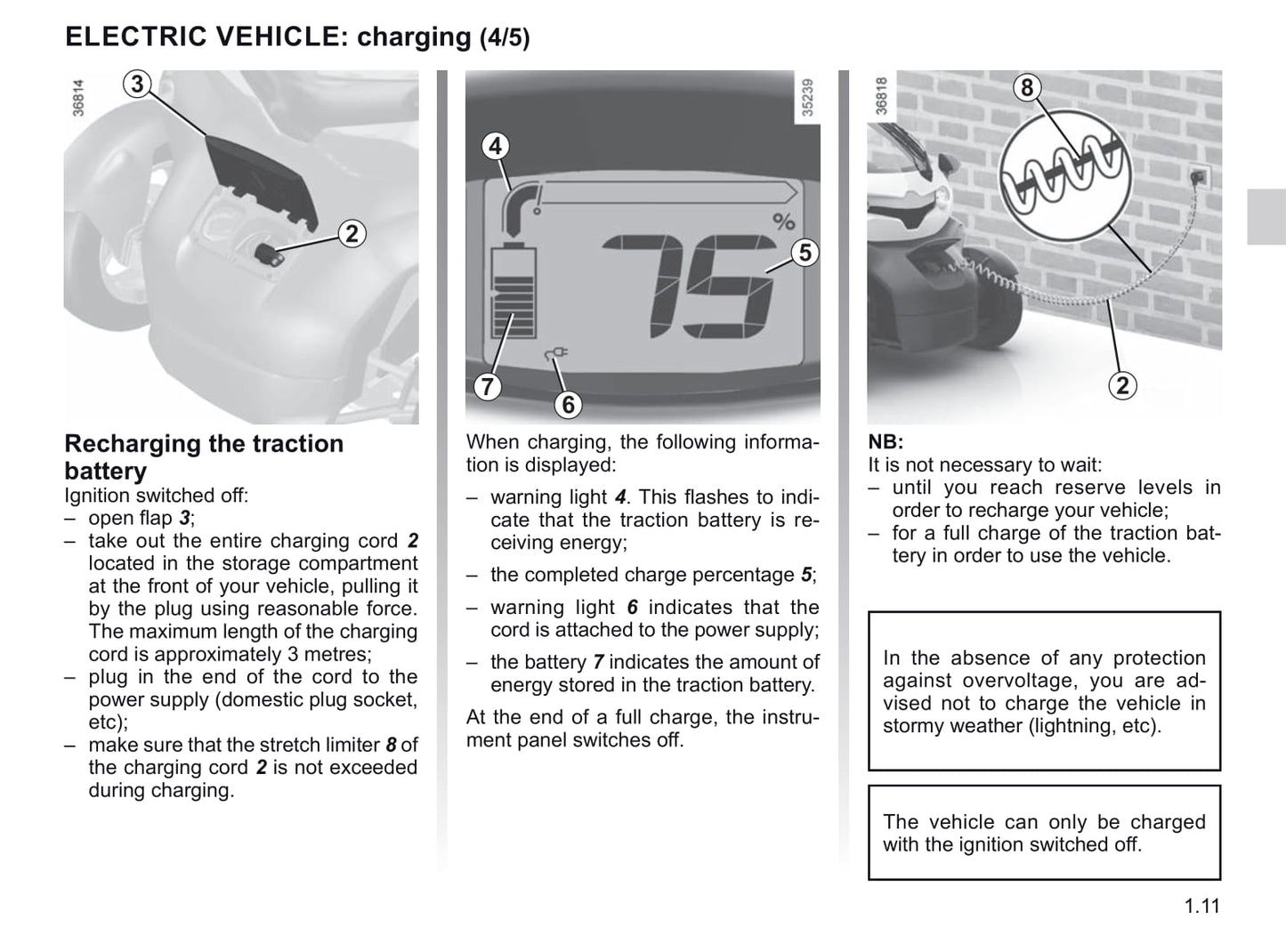 2019-2020 Renault Twizy Owner's Manual | English