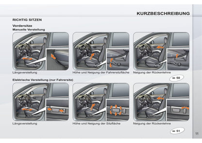 2011-2012 Peugeot 4007 Manuel du propriétaire | Allemand