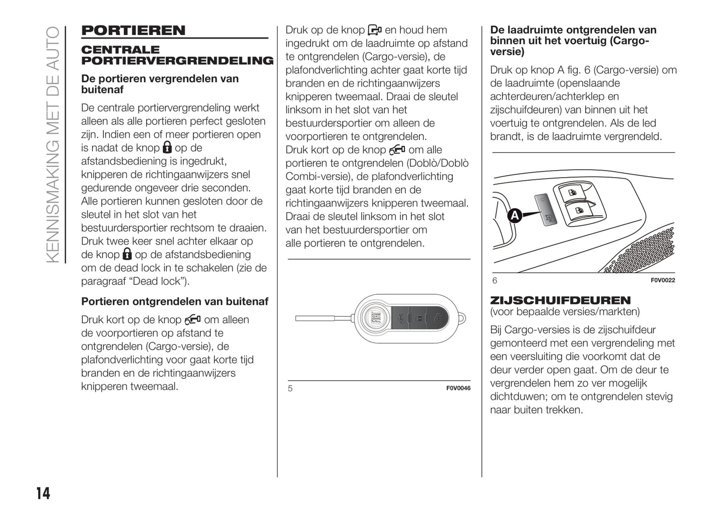 2017-2018 Fiat Doblò Bedienungsanleitung | Niederländisch