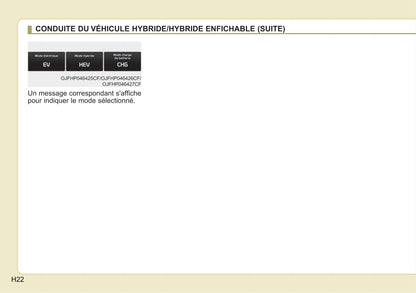 2019 Kia Optima Hybrid Bedienungsanleitung | Französisch