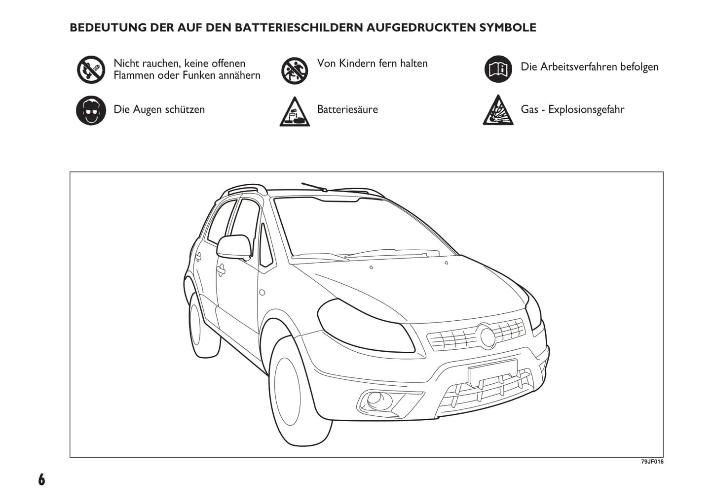 2013-2014 Fiat Sedici Owner's Manual | German