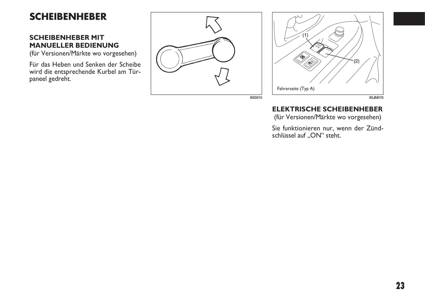 2013-2014 Fiat Sedici Owner's Manual | German