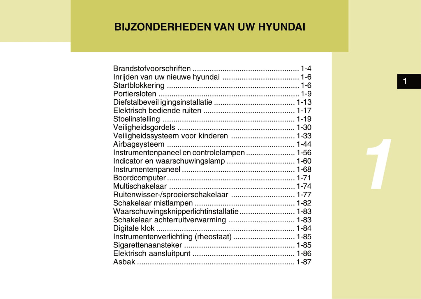 2008-2009 Hyundai Santa Fe Gebruikershandleiding | Nederlands