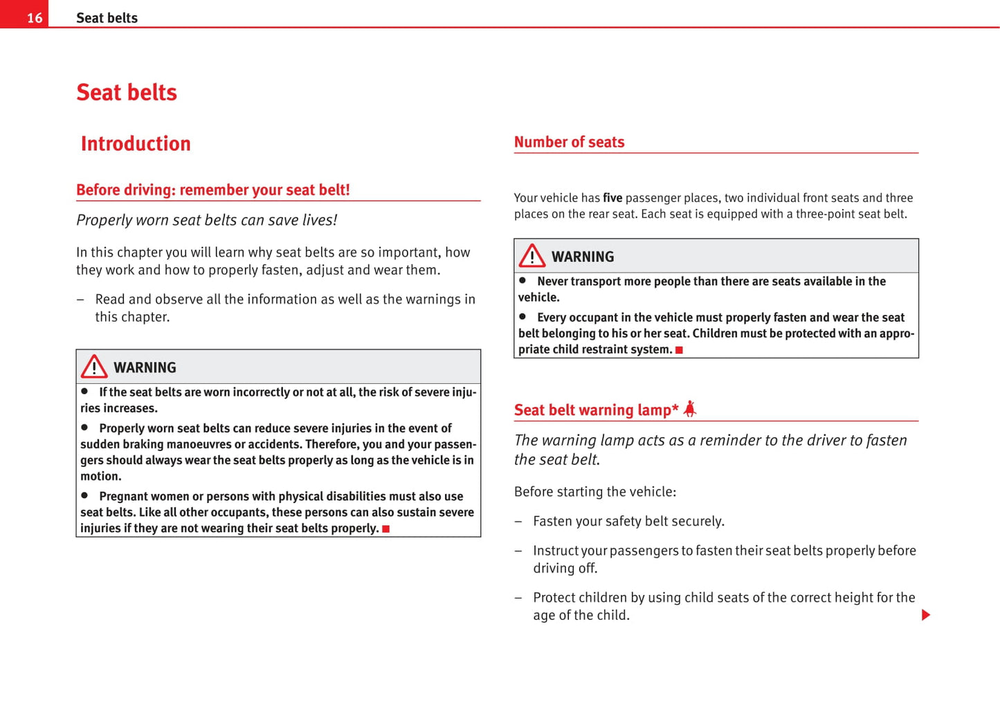 2007-2008 Seat Cordoba Owner's Manual | English