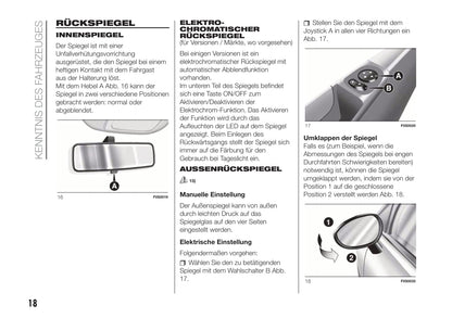 2018-2019 Fiat 500/500C Gebruikershandleiding | Duits