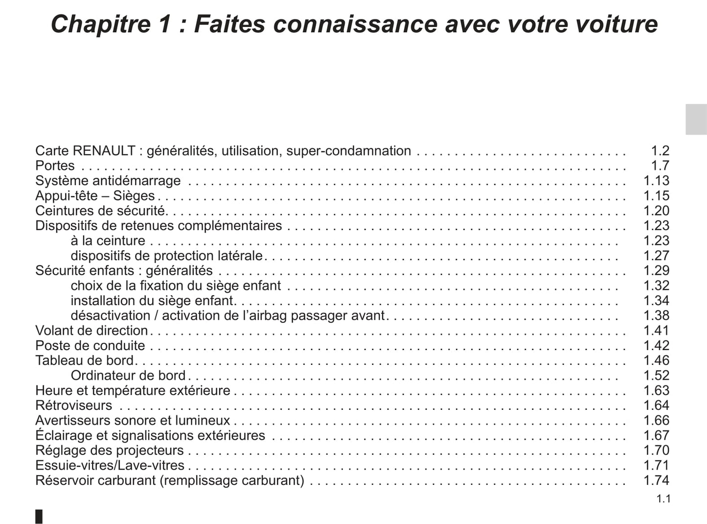 2011 Renault Espace Manuel du propriétaire | Français