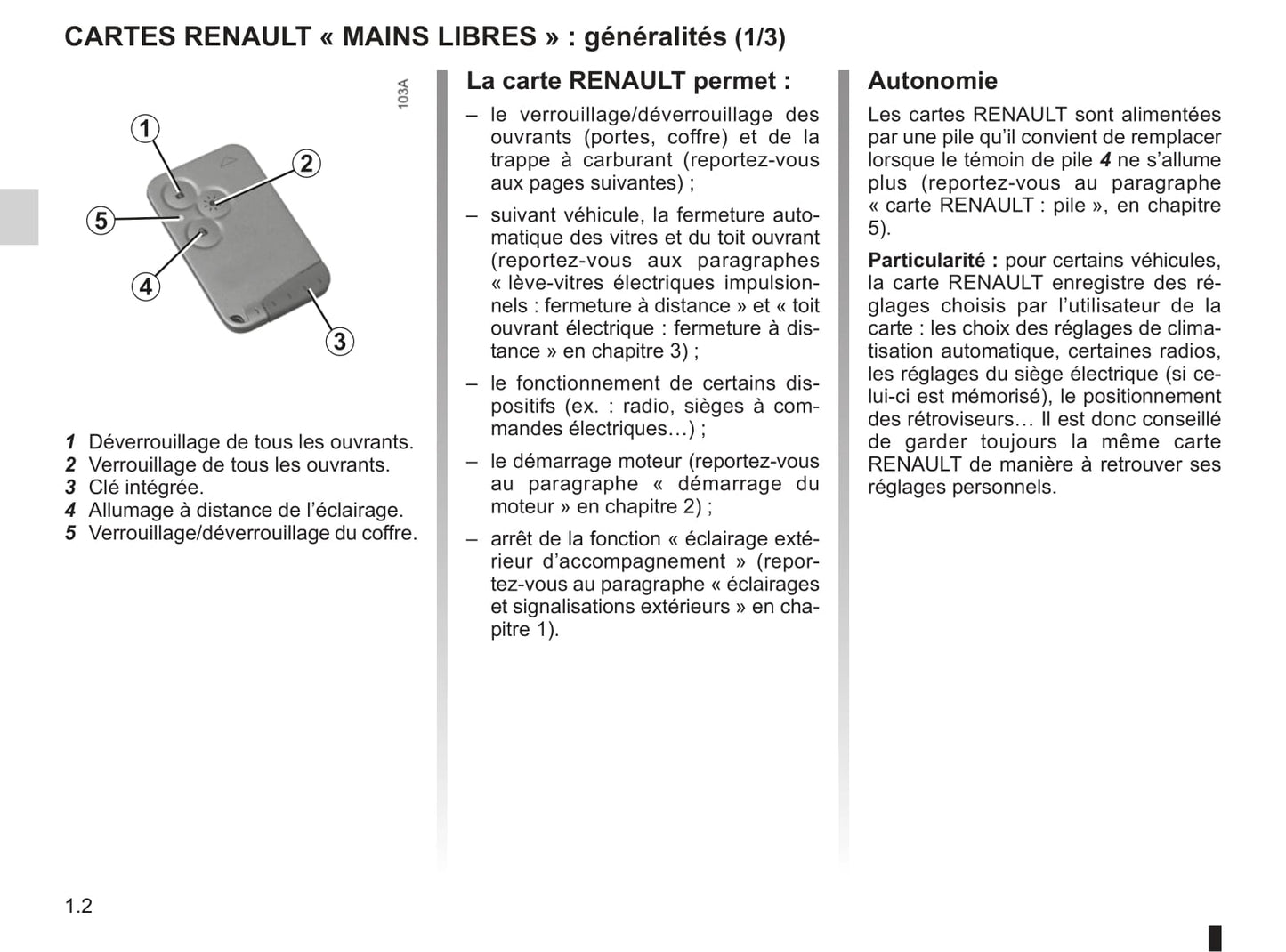 2011 Renault Espace Manuel du propriétaire | Français