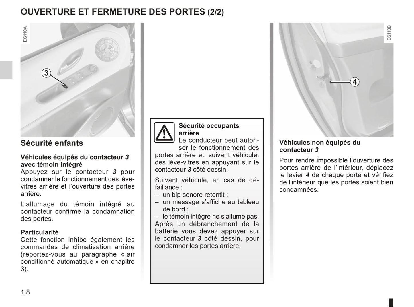 2011 Renault Espace Manuel du propriétaire | Français