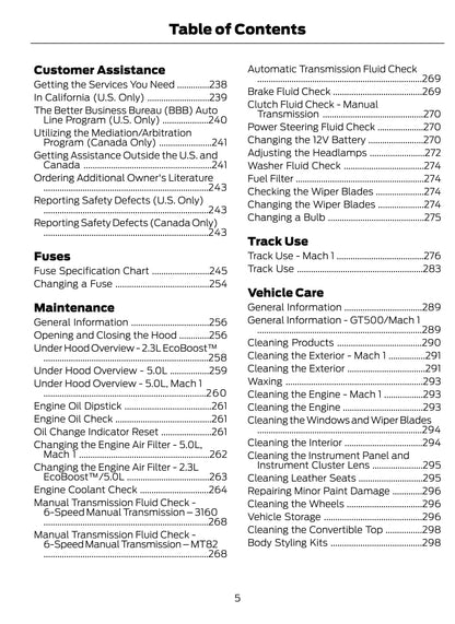 2021 Ford Mustang Manuel du propriétaire | Anglais