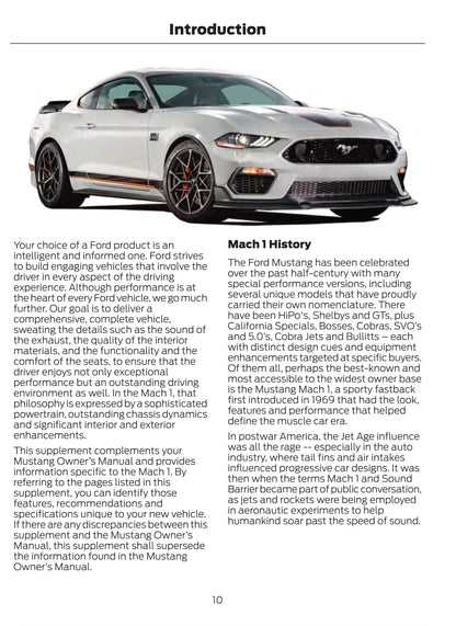 2021 Ford Mustang Manuel du propriétaire | Anglais