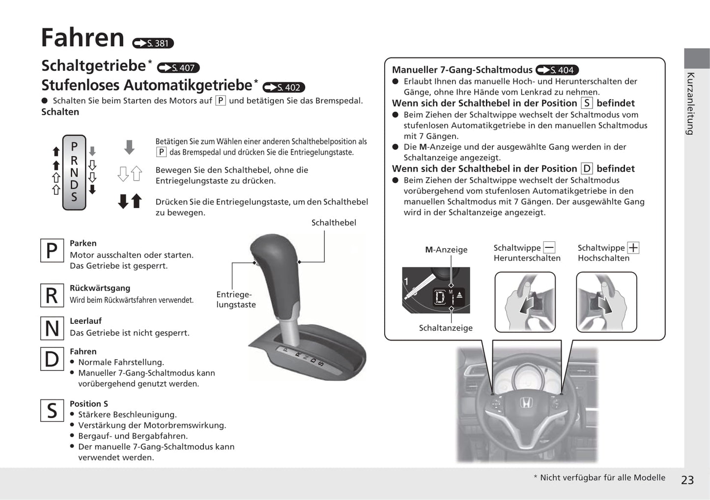 2019-2020 Honda Jazz Gebruikershandleiding | Duits