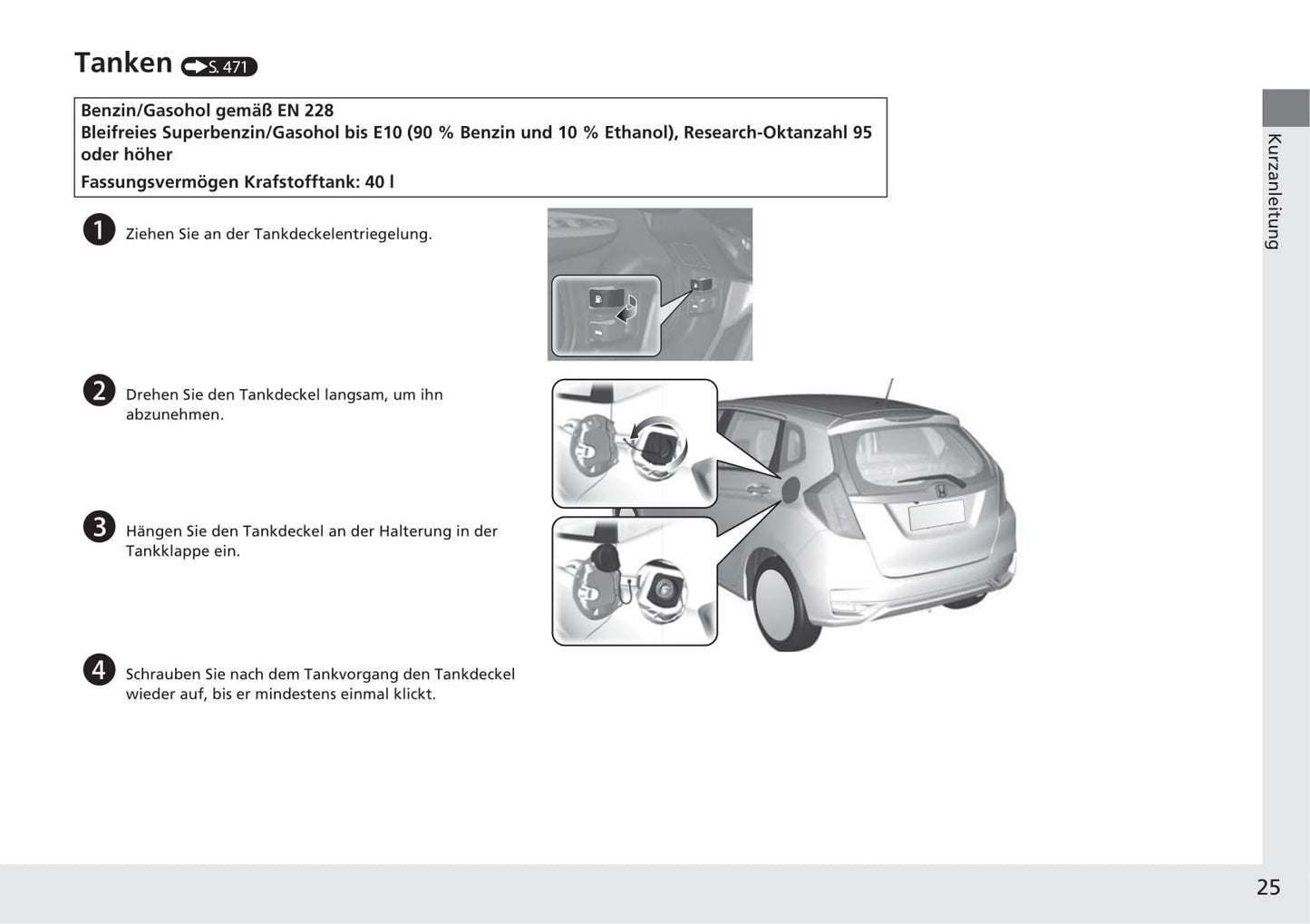 2019-2020 Honda Jazz Gebruikershandleiding | Duits