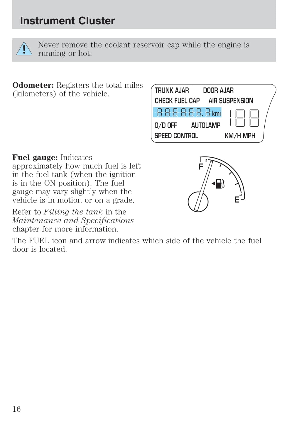 2004 Lincoln Town Car Owner's Manual | English