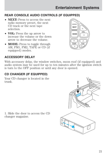 2004 Lincoln Town Car Owner's Manual | English