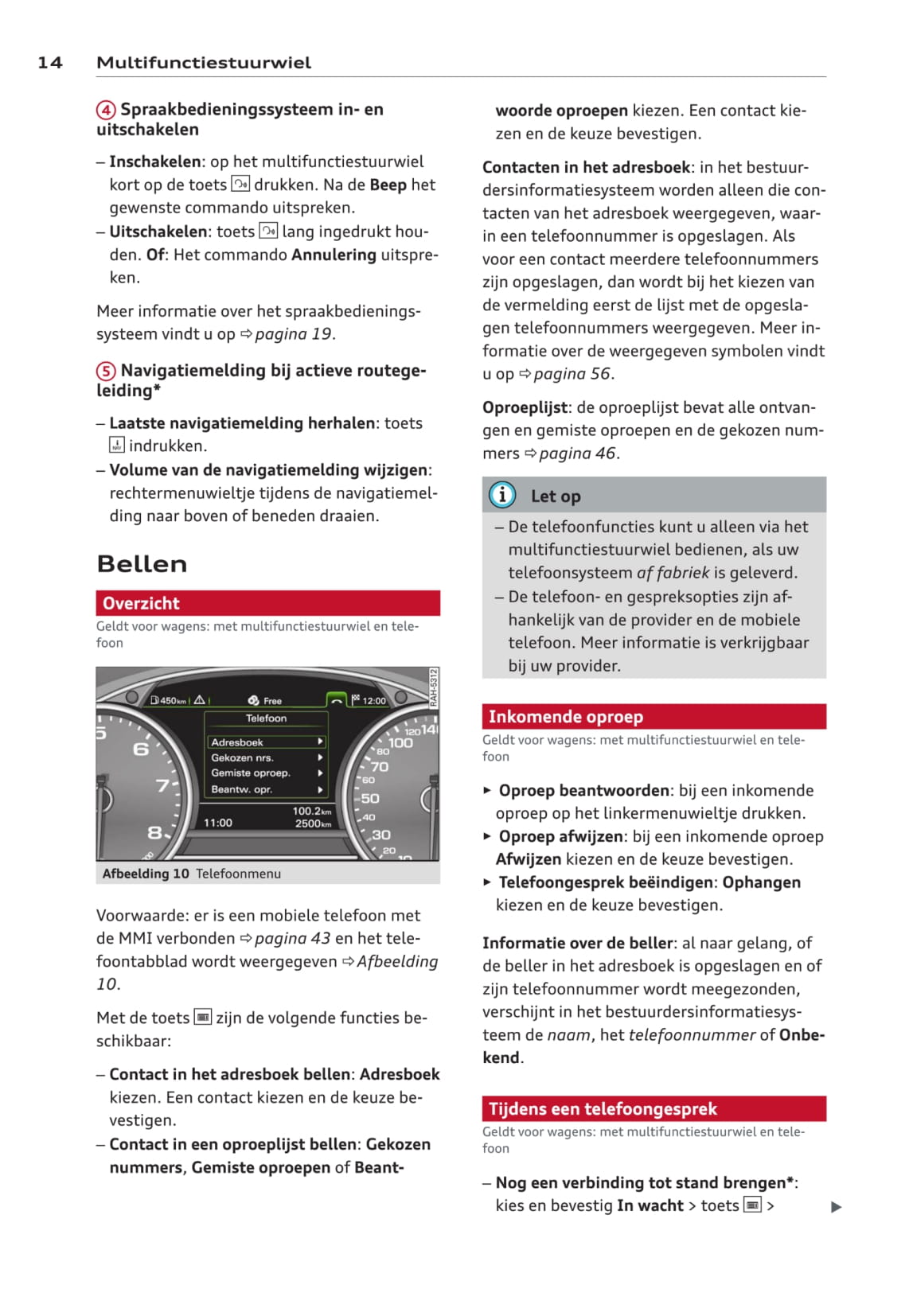 MMI navigation plus Handleiding 2012