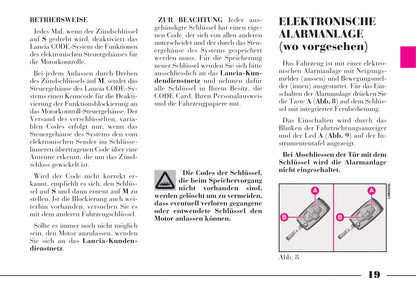 2002-2008 Lanica Phedra Gebruikershandleiding | Duits