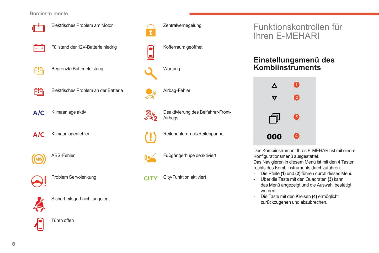 2017-2019 Citroën e-Mehari Gebruikershandleiding | Duits