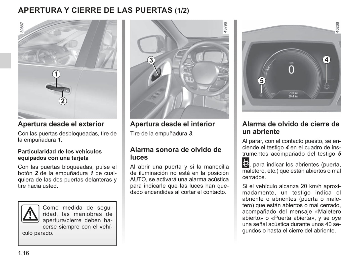 2018-2020 Renault Kadjar Manuel du propriétaire | Espagnol