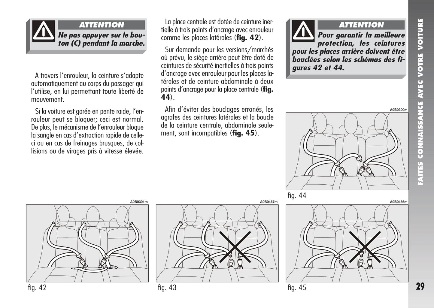 2003-2007 Alfa Romeo 156 Crosswagon Gebruikershandleiding | Frans