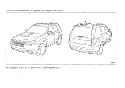 2008-2013 Subaru Forester Bedienungsanleitung | Niederländisch