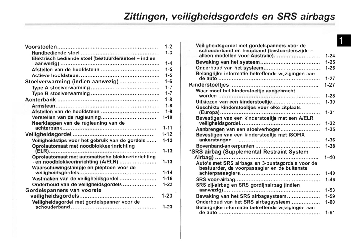 2008-2013 Subaru Forester Bedienungsanleitung | Niederländisch