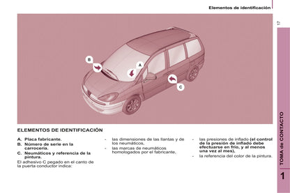 2013-2014 Peugeot 807 Bedienungsanleitung | Spanisch