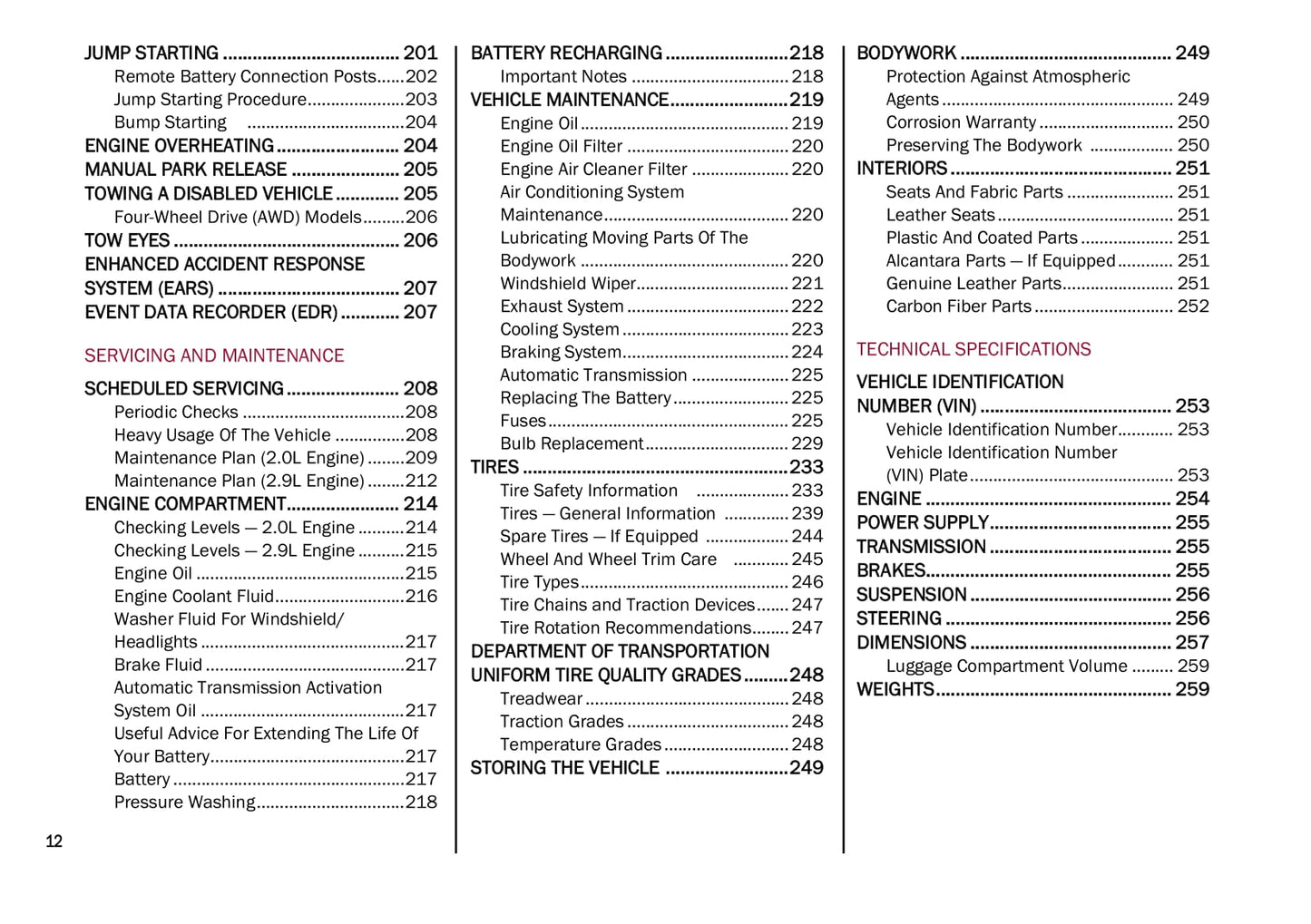 2020-2021 Alfa Romeo Stelvio Owner's Manual | English