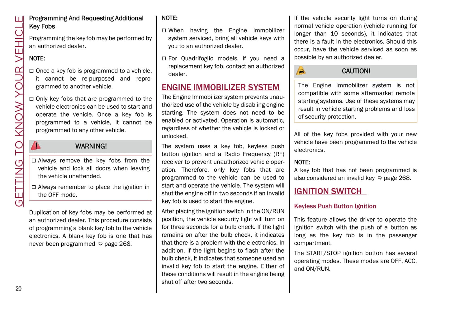 2020-2021 Alfa Romeo Stelvio Owner's Manual | English