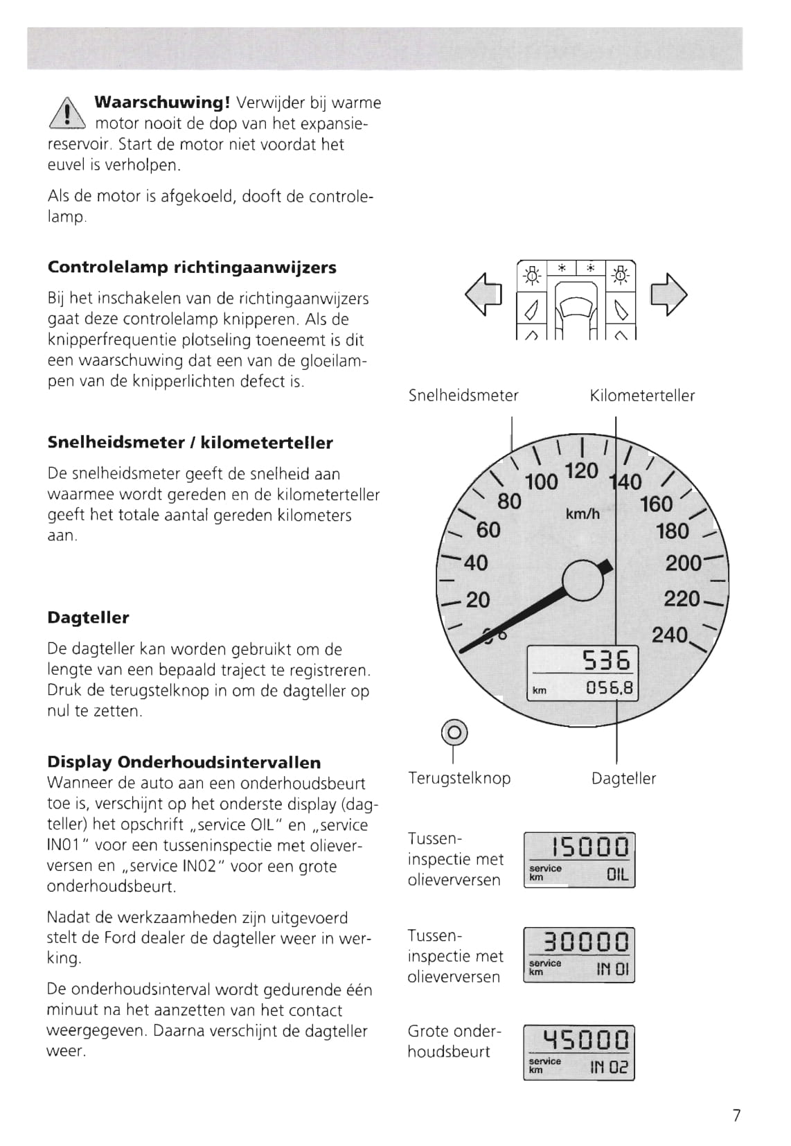 1995-2000 Ford Galaxy Owner's Manual | Dutch