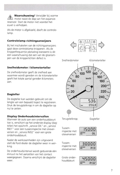 1995-2000 Ford Galaxy Owner's Manual | Dutch