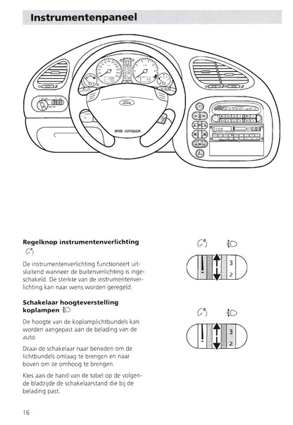 1995-2000 Ford Galaxy Owner's Manual | Dutch