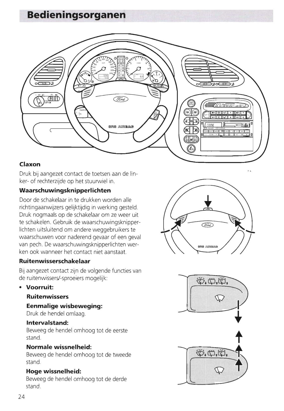 1995-2000 Ford Galaxy Owner's Manual | Dutch