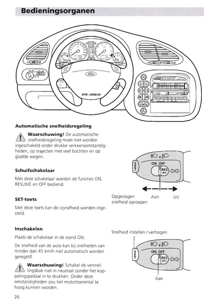 1995-2000 Ford Galaxy Owner's Manual | Dutch