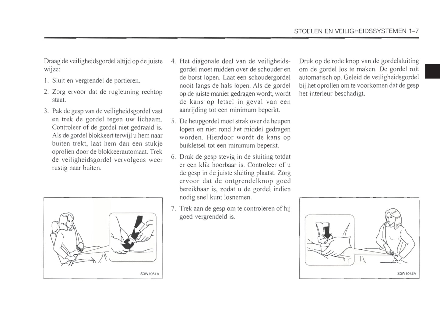 1999-2003 Daewoo Nubira Owner's Manual | Dutch