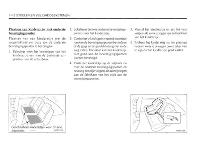 1999-2003 Daewoo Nubira Owner's Manual | Dutch