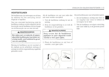 1999-2003 Daewoo Nubira Owner's Manual | Dutch