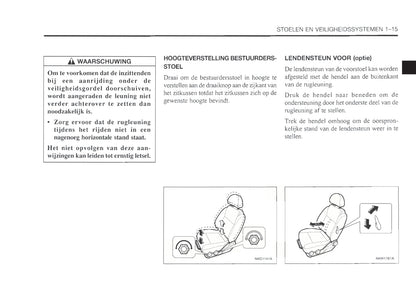 1999-2003 Daewoo Nubira Owner's Manual | Dutch