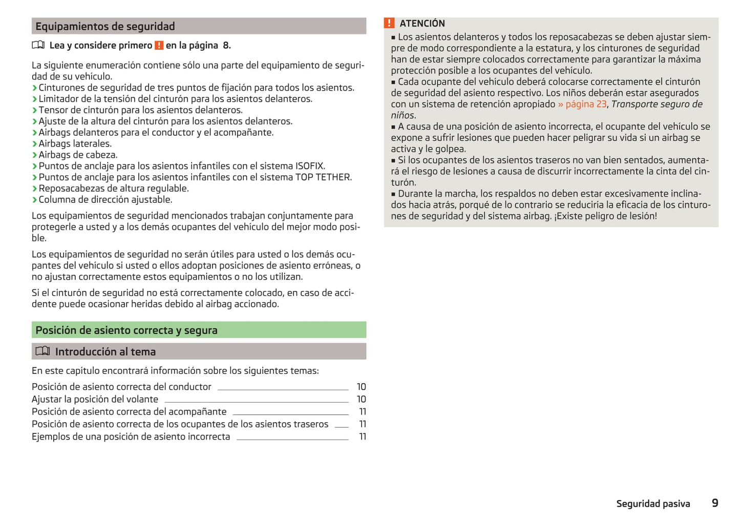 2014-2015 Skoda Roomster Owner's Manual | Spanish