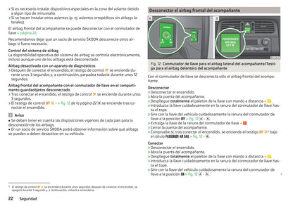 2014-2015 Skoda Roomster Owner's Manual | Spanish