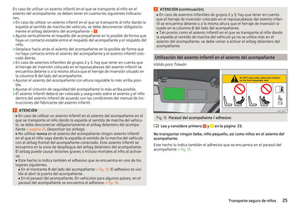 2014-2015 Skoda Roomster Owner's Manual | Spanish